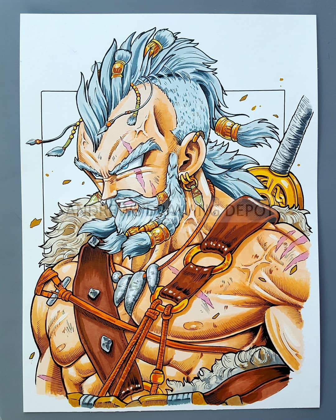 Viking Vegeta – Andrew's Drawing Depot